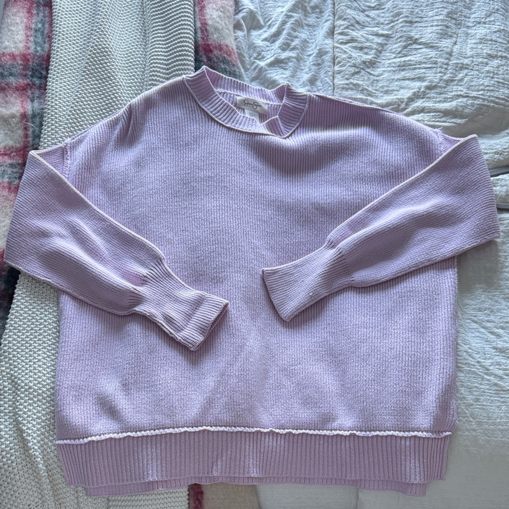 Jessica Simpson Light Purple Crew Neck Sweater